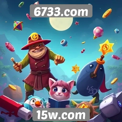 Análise da variedade de jogos no 6733.com