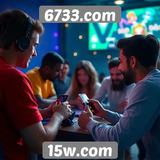 Interação social em jogos no 6733.com